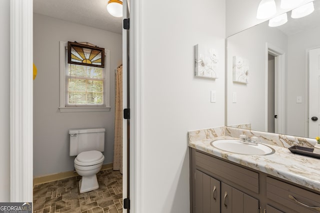 2240 Six Branches Dr, Roswell, GA 30076 - full bathroom featuring vanity and curtained shower
