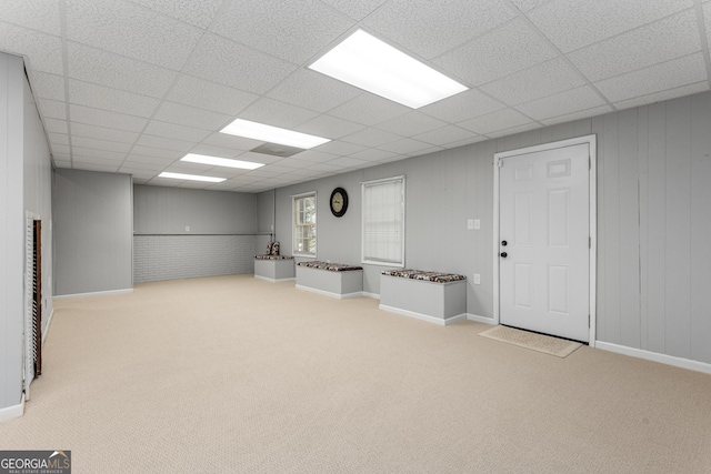 2240 Six Branches Dr, Roswell, GA 30076 - empty room featuring carpet floors and a paneled ceiling