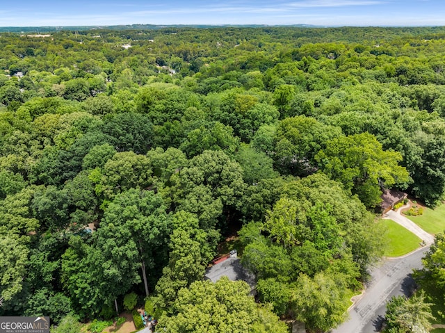 2240 Six Branches Dr, Roswell, GA 30076 - bird's eye view of a heavily wooded area