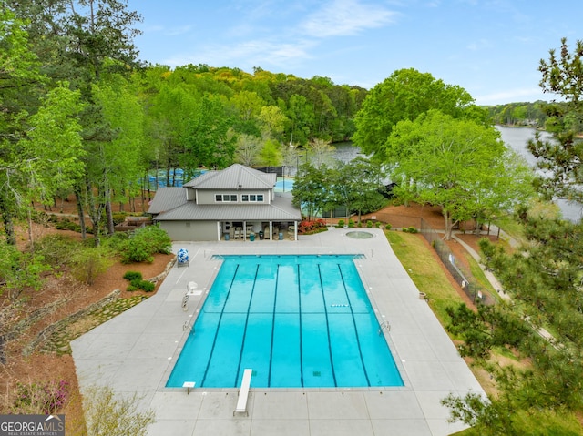 2240 Six Branches Dr, Roswell, GA 30076 - community pool with a patio