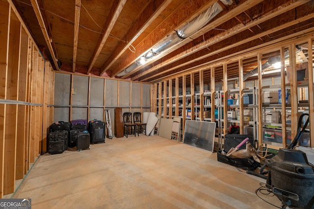 2403 Wistful Way, Marietta, GA 30066 - misc room with unfinished concrete floors