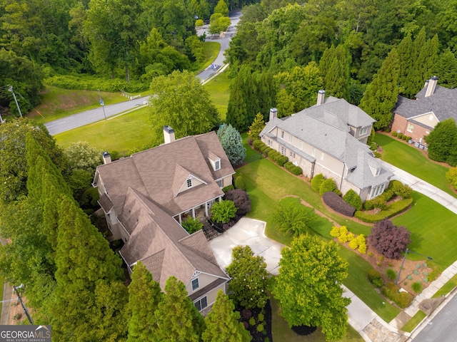 2403 Wistful Way, Marietta, GA 30066 - bird's eye view of a heavily wooded area