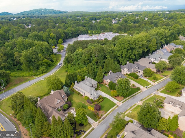 2403 Wistful Way, Marietta, GA 30066 - aerial view of residential area with a forest