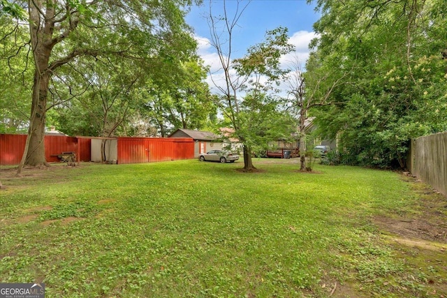 226 Noyes St, Cedartown, GA 30125 - view of fenced backyard