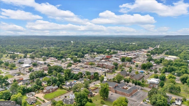 226 Noyes St, Cedartown, GA 30125 - aerial perspective of suburban area featuring a heavily wooded area