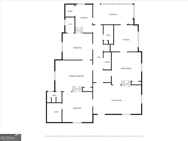 226 Noyes St, Cedartown, GA 30125 - view of property floor plan