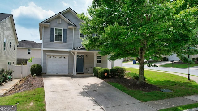 400 Silver Spring St, Dallas, GA 30157 - view of front of house featuring an attached garage and driveway