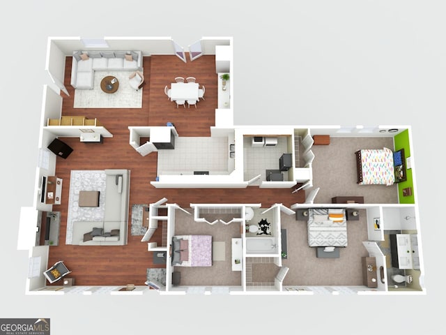1101 Moon Rd, Shiloh, GA 31826 - view of home floor plan