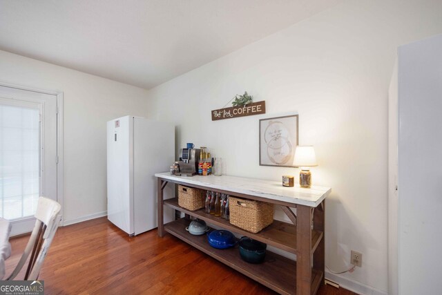 1101 Moon Rd, Shiloh, GA 31826 - office area with light wood-type flooring and baseboards