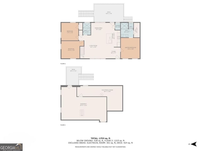 2308 Mark Trl, Decatur, GA 30032 - view of floor plan / room layout