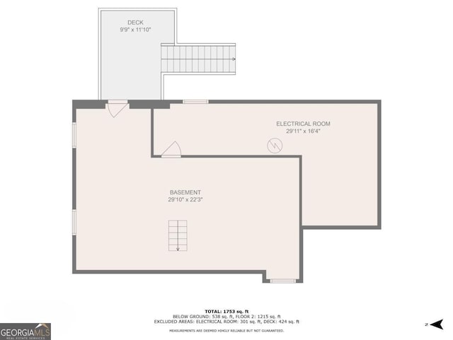2308 Mark Trl, Decatur, GA 30032 - view of property floor plan