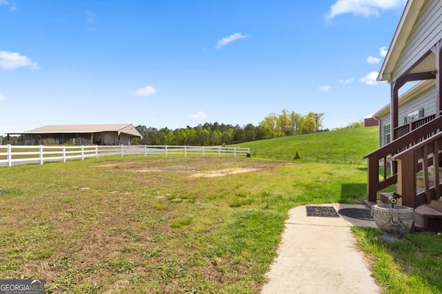 1641 Garland Mountain Trl, Waleska, GA 30183 - view of yard featuring a view of countryside