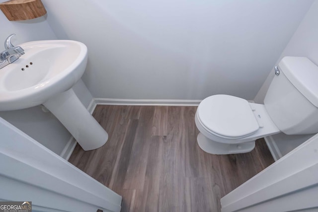 110 Serendipity Way, Dallas, GA 30157 - bathroom featuring toilet and wood finished floors