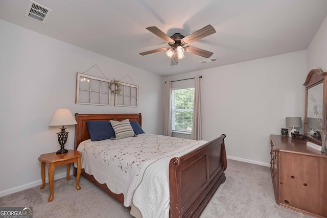 110 Serendipity Way, Dallas, GA 30157 - bedroom featuring light colored carpet and ceiling fan