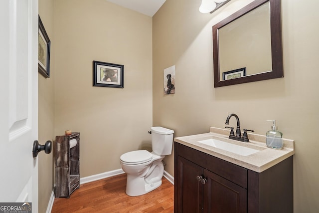 6521 Boulder Crest Ct, Flowery Branch, GA 30542 - bathroom featuring wood finished floors and vanity