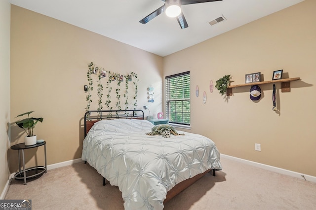 6521 Boulder Crest Ct, Flowery Branch, GA 30542 - carpeted bedroom featuring baseboards and ceiling fan