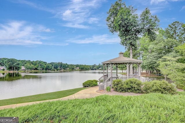 40 Springwater Chase, Newnan, GA 30265 - view of property's community featuring a gazebo and a water view
