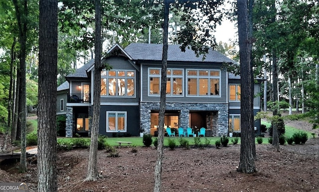 1330 Jackson Ridge Rd, Greensboro, GA 30642 - back of house featuring stone siding
