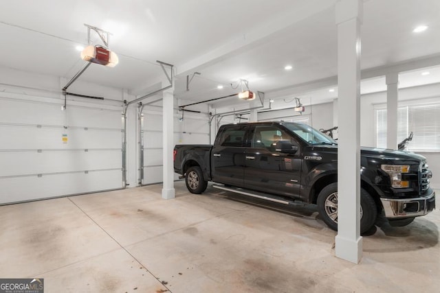 1413 N Walkers Mill Rd, Griffin, GA 30223 - garage with a garage door opener