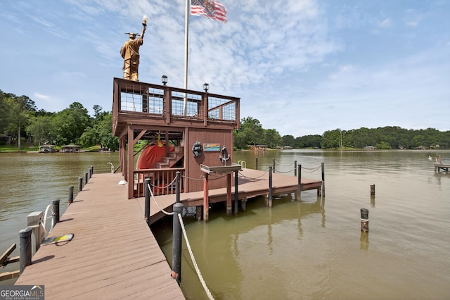 106 Oak Ln, Eatonton, GA 31024 - dock with a water view