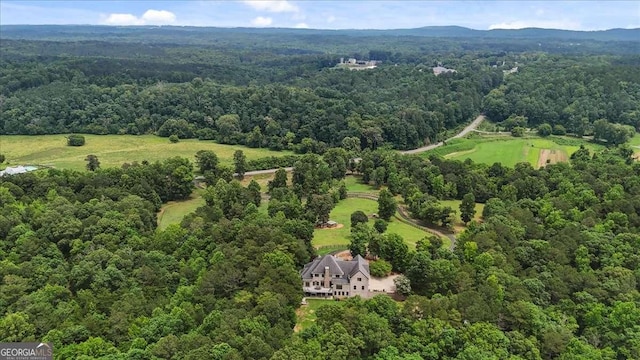 7945 Reinhardt College Pkwy, Waleska, GA 30183 - aerial overview of property's location featuring a forest