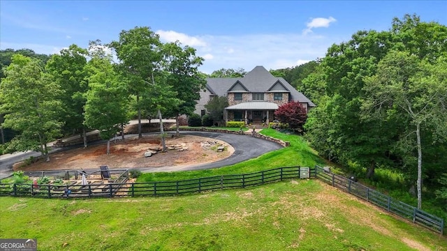 7945 Reinhardt College Pkwy, Waleska, GA 30183 - view of yard featuring a gazebo