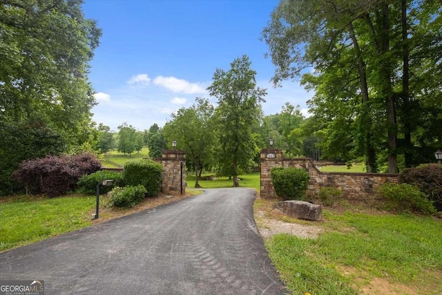 7945 Reinhardt College Pkwy, Waleska, GA 30183 - view of asphalt driveway