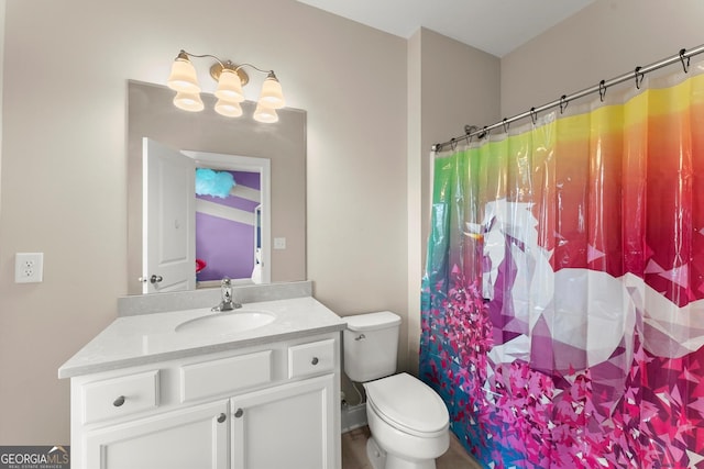 4130 Millbrook Ct, Suwanee, GA 30024 - full bath with vanity and curtained shower