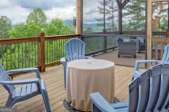 899 Ridge Pointe Way, Blairsville, GA 30512 - view of deck