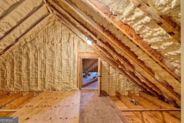 899 Ridge Pointe Way, Blairsville, GA 30512 - view of unfinished attic