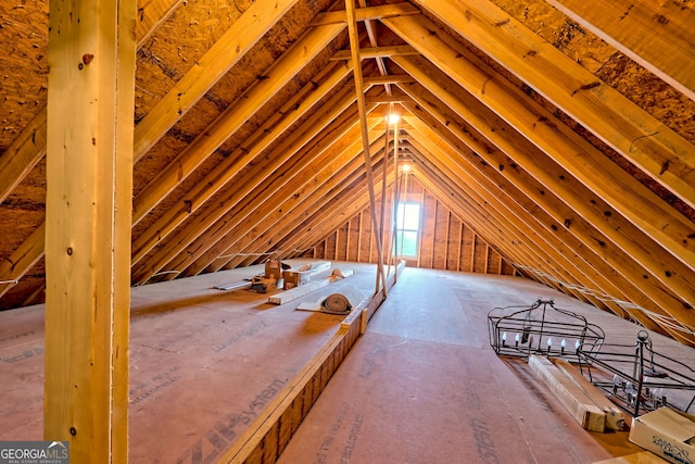 899 Ridge Pointe Way, Blairsville, GA 30512 - view of unfinished attic