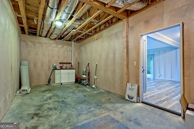 899 Ridge Pointe Way, Blairsville, GA 30512 - view of unfinished basement