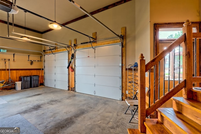 899 Ridge Pointe Way, Blairsville, GA 30512 - garage with a garage door opener