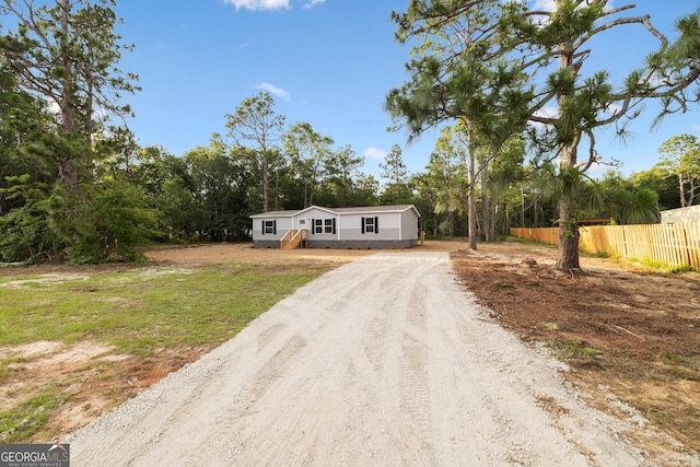 1413 Hephzibah Mcbean Rd, Hephzibah, GA 30815 - manufactured / mobile home with driveway