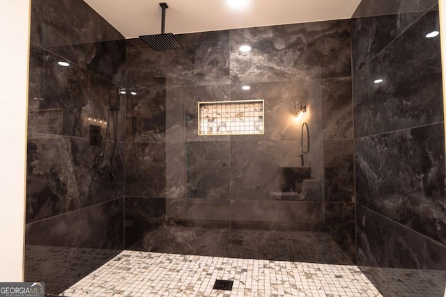69 N Hearn Rd, Ellenwood, GA 30294 - full bathroom with tiled shower