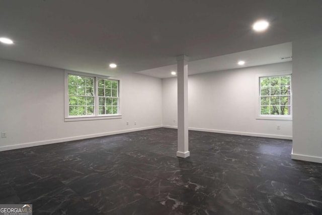69 N Hearn Rd, Ellenwood, GA 30294 - below grade area with recessed lighting and plenty of natural light