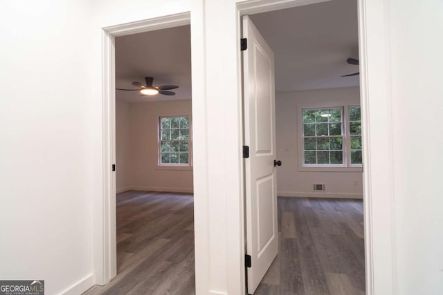 69 N Hearn Rd, Ellenwood, GA 30294 - corridor featuring wood finished floors