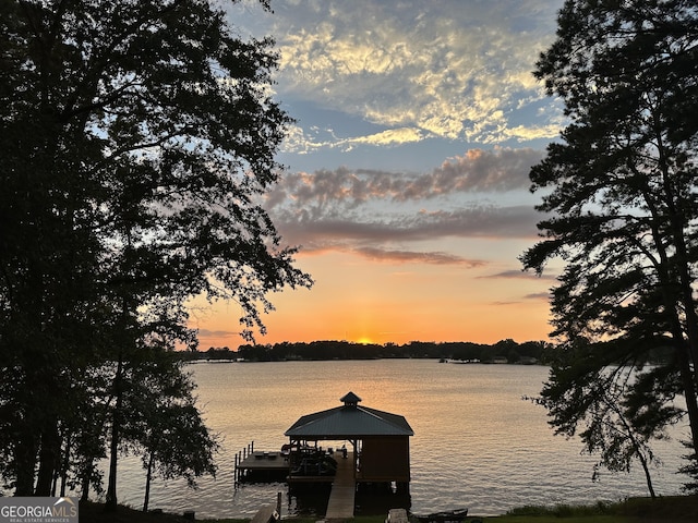 321 Barbara Point Rd, Sparta, GA 31087 - dock area with a water view