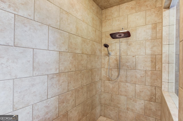 3217 Aberrone Pl, Buford, GA 30519 - bathroom view of a tile shower