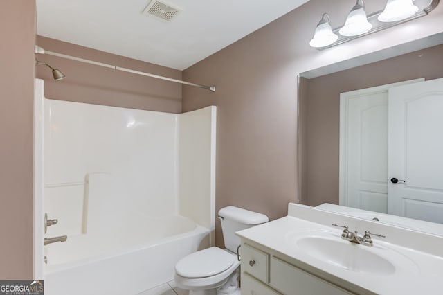 3217 Aberrone Pl, Buford, GA 30519 - bathroom featuring vanity and washtub / shower combination