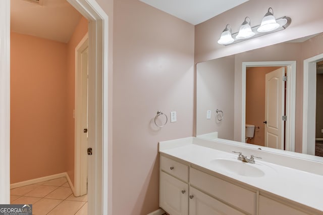 3217 Aberrone Pl, Buford, GA 30519 - bathroom featuring vanity and tile patterned flooring