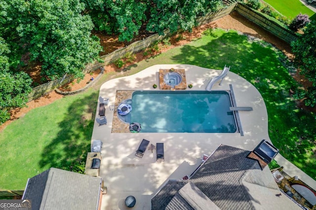 3217 Aberrone Pl, Buford, GA 30519 - view from above of property