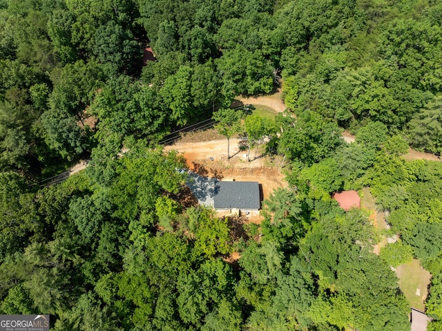 134 Double Line Rd, Ellijay, GA 30540 - aerial view of a heavily wooded area