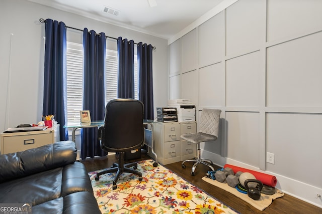 1967 Cogar Dr, Decatur, GA 30032 - office featuring dark wood finished floors