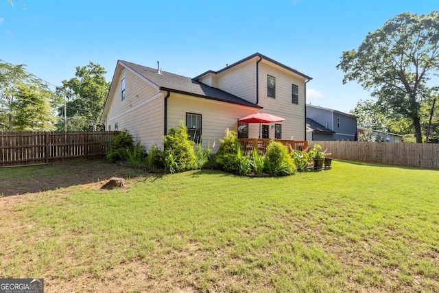 1967 Cogar Dr, Decatur, GA 30032 - back of property featuring a deck