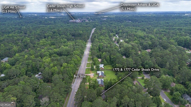 1777 Cedar Shoals Dr Unit 1775, Athens, GA 30605 - drone / aerial view of a forest