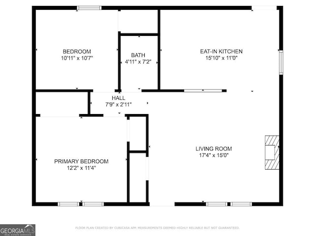 1777 Cedar Shoals Dr Unit 1775, Athens, GA 30605 - view of room layout