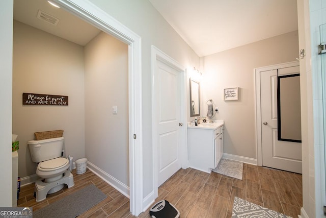 96 Cypress Trl, Fortson, GA 31808 - full bathroom with wood tiled floors and vanity
