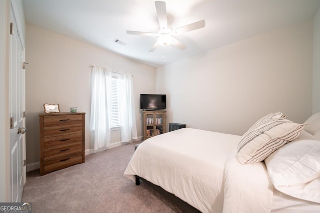96 Cypress Trl, Fortson, GA 31808 - carpeted bedroom with a ceiling fan and baseboards