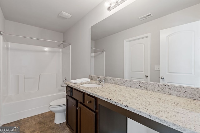 1238 New Liberty Way, Braselton, GA 30517 - bathroom featuring vanity,  shower combination, and wood finished floors